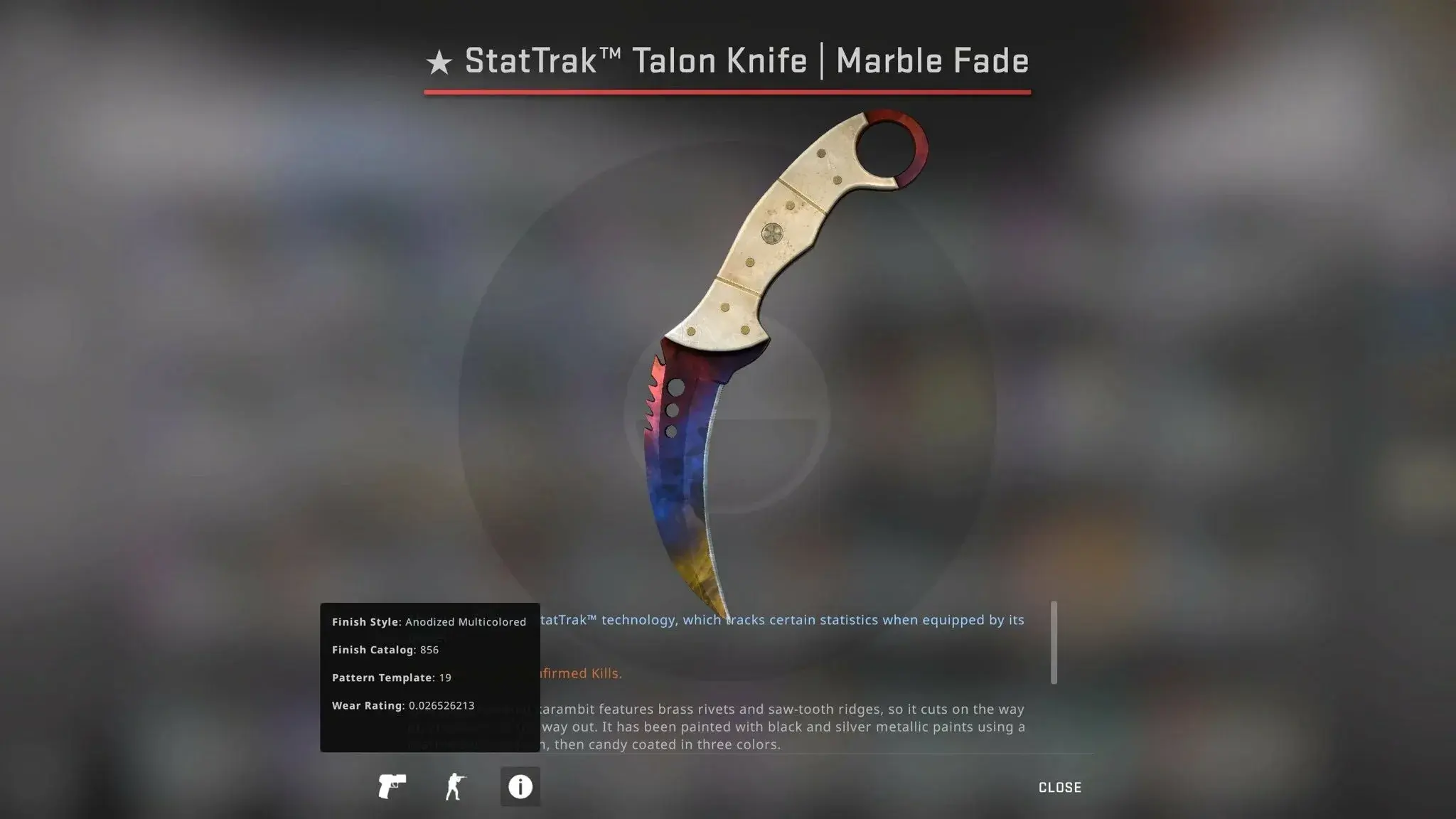 Steam gut knife marble fade фото 69